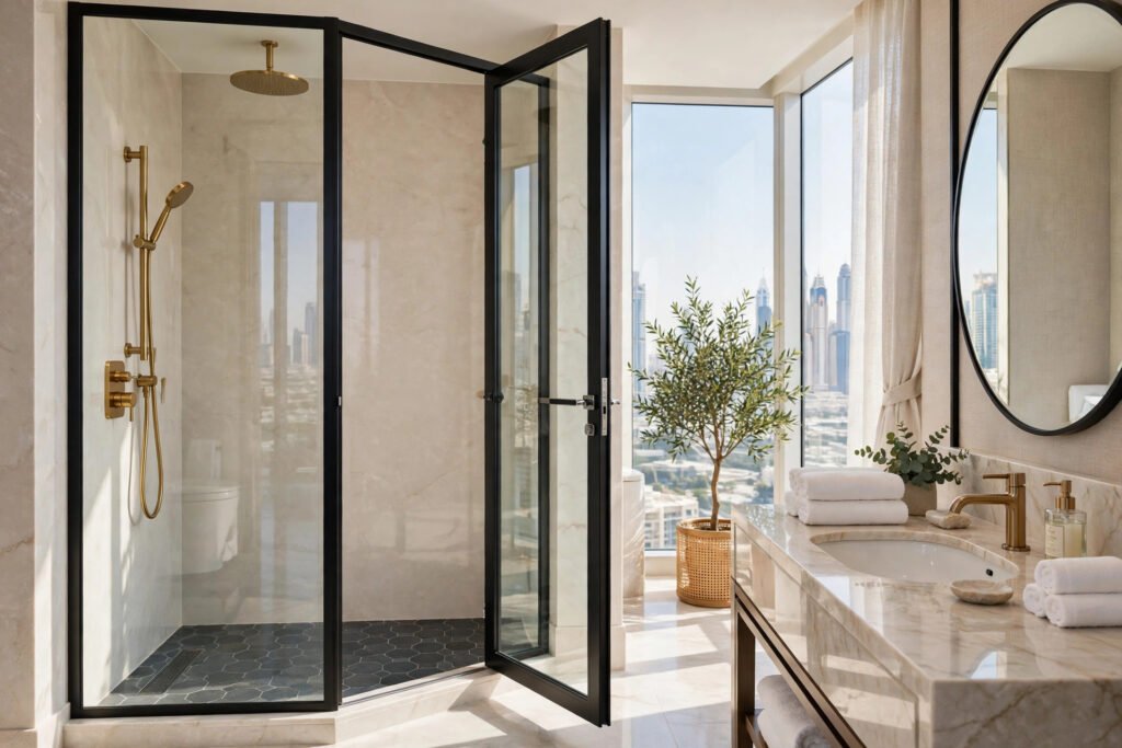 Shower Glass Partition Doors in Dubai